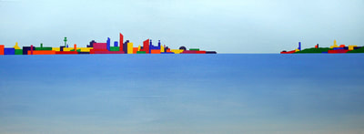 Mersey Composition limited edition prints from original synaesthesia painting by Ali Barker